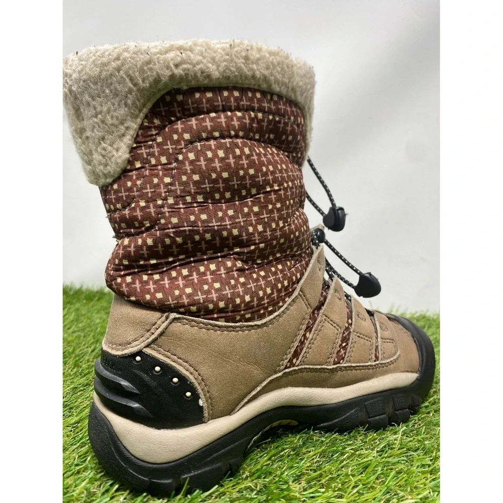 Keen Boots Womens Size 6 Brown Winterport II Dry Warm Waterproof Insulated